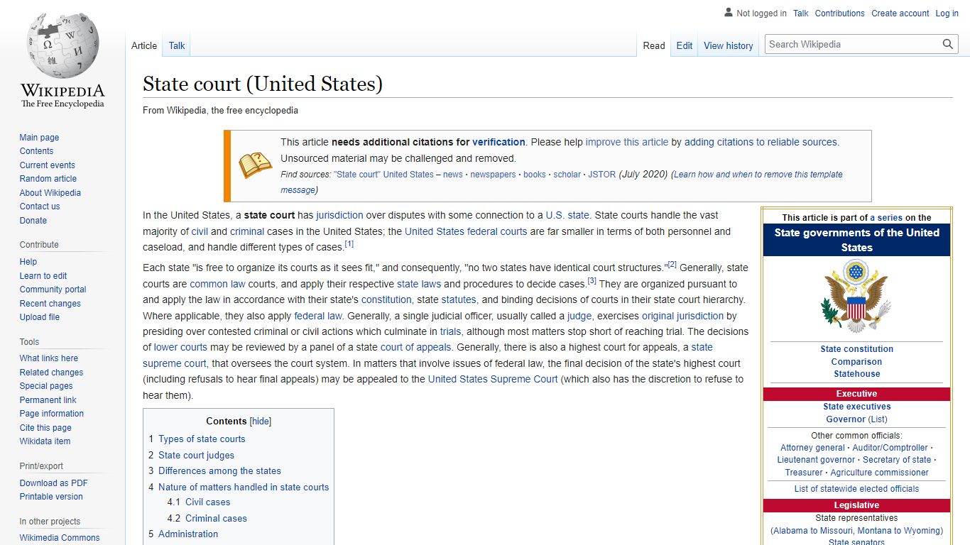 State court (United States) - Wikipedia